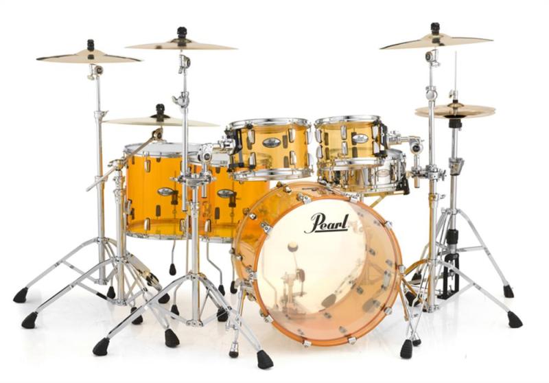 Pearl Crystal Beat 24x14 Bass Drum Tangerine Glass