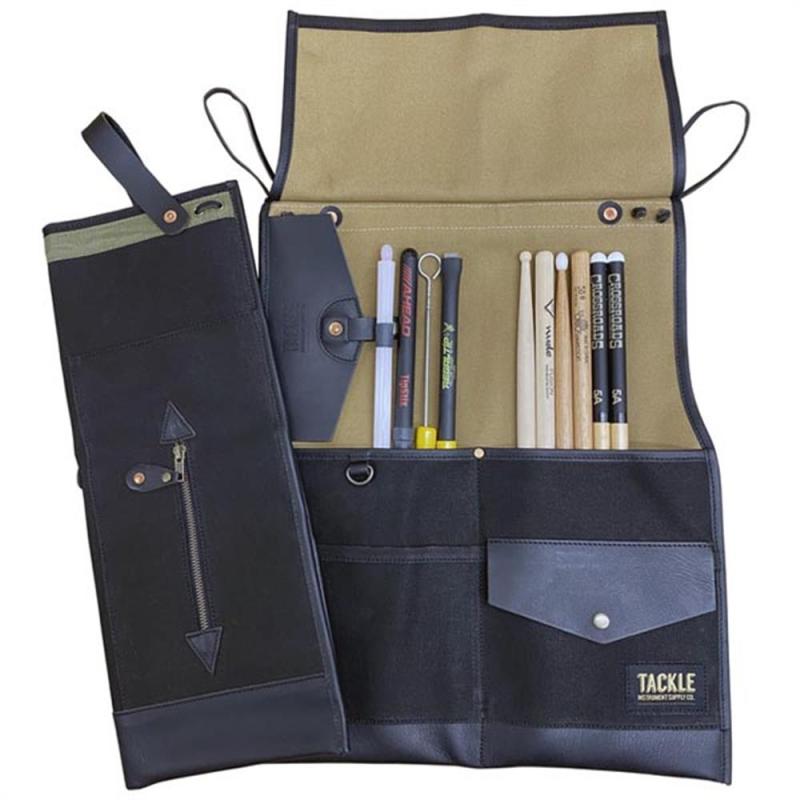 Tackle Bi-Fold Stick Bag – Black