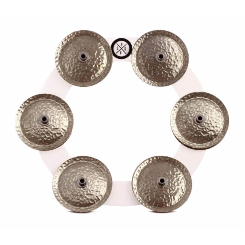 Big Fat Snare Drum Bling Ring BFSDBRWC – White/Copper