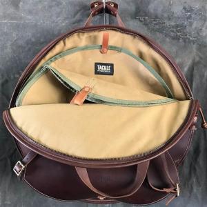 Tackle Leather Backpack Cymbal Case – Brown 22″