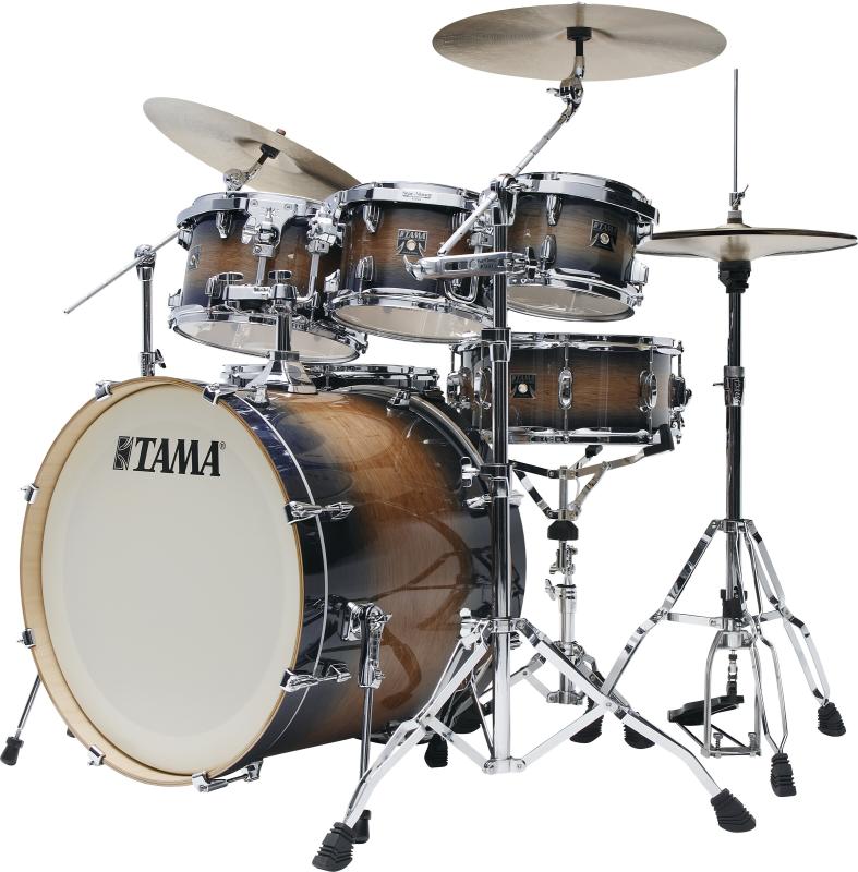 Tama Superstar Classic 7-delars shellkit - Indigo Bintangor Burst