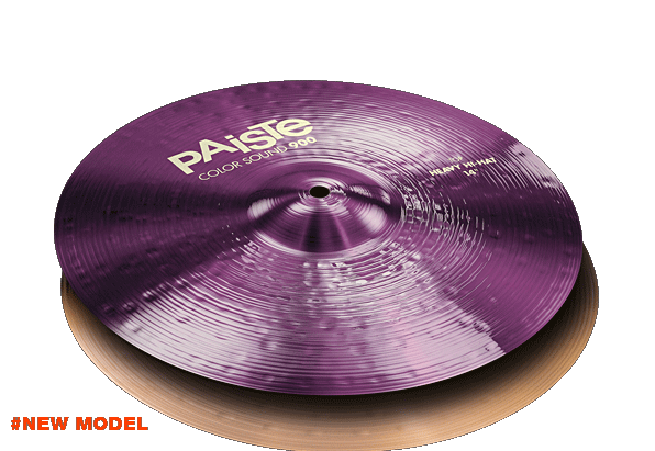 14" Color Sound 900 Purple Heavy Hi-Hat, Paiste