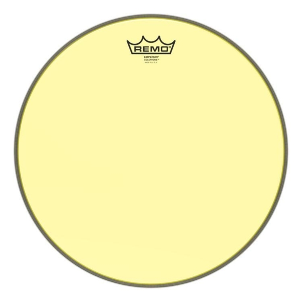 14" Colortone Yellow Emperor pukskinn, Remo