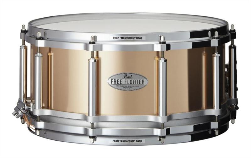 FTBR1450 Pearl Free Floating 14x5 Brass Snare Drum