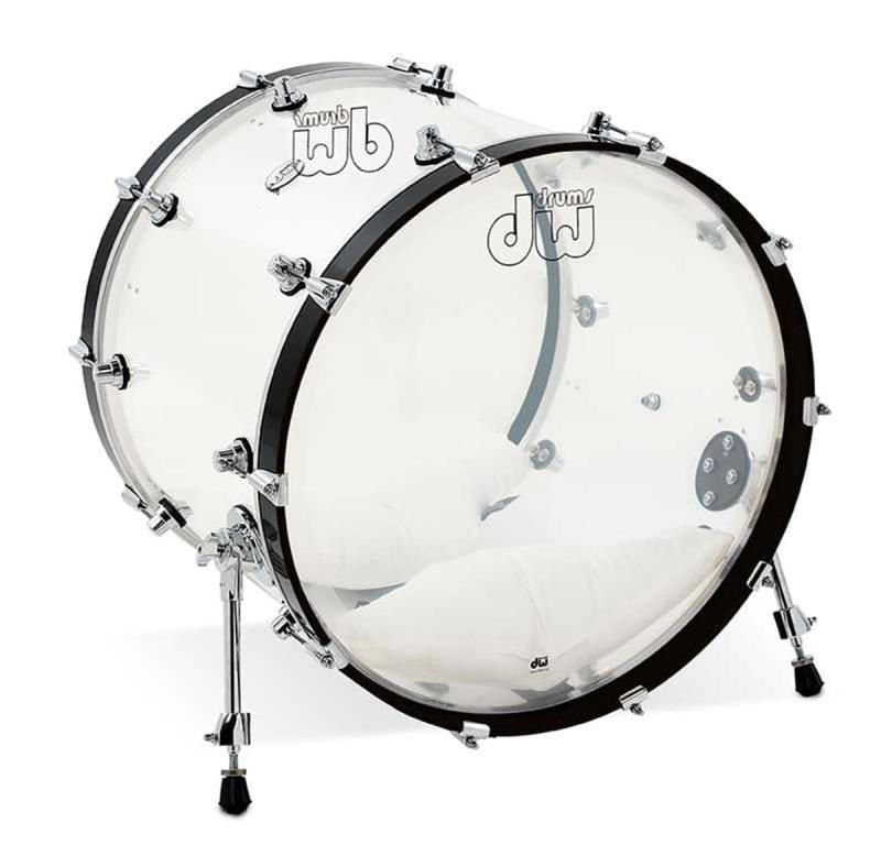 Design Series Bass Drum, 18x22'' - Clear Acrylic