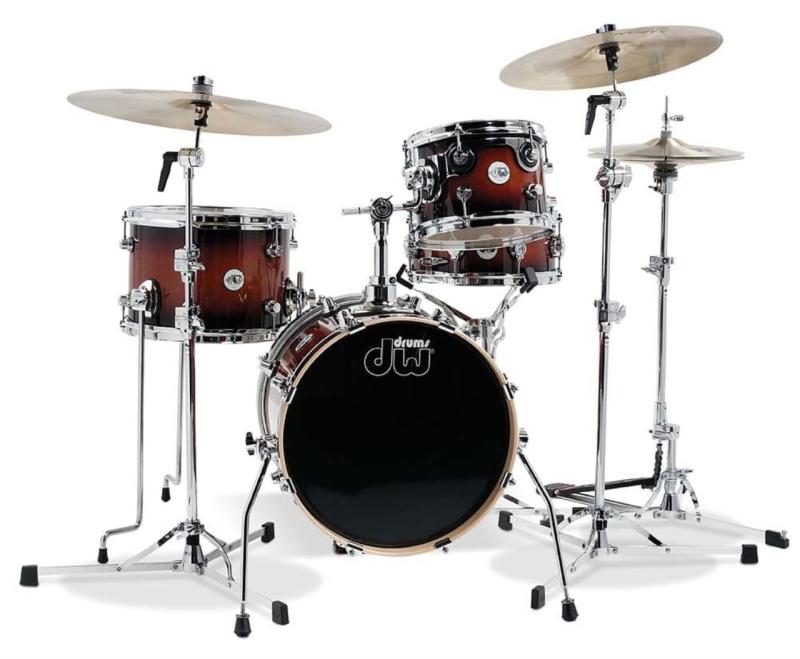 DW Design Mini Pro 4-Piece Kit 16'' BD - Tobacco Burst