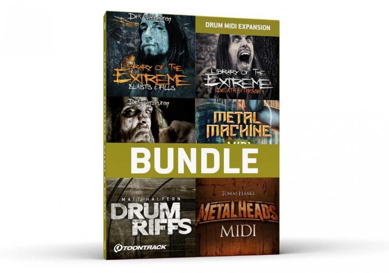 Metal Drums MIDI 6 Pack