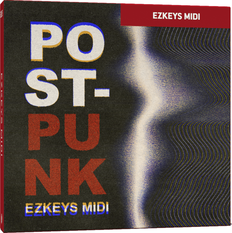 MIDI-paket Post-Punk för EZkeys