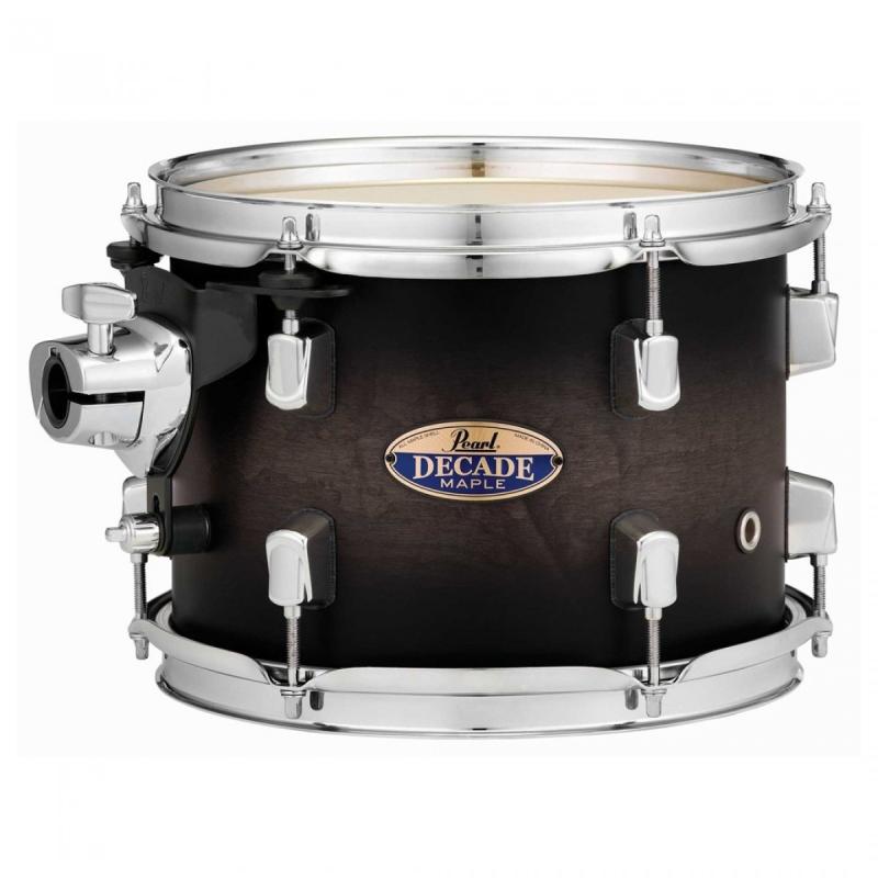 Pearl Decade Maple 8 x 7'' Tom, Satin Black Burst