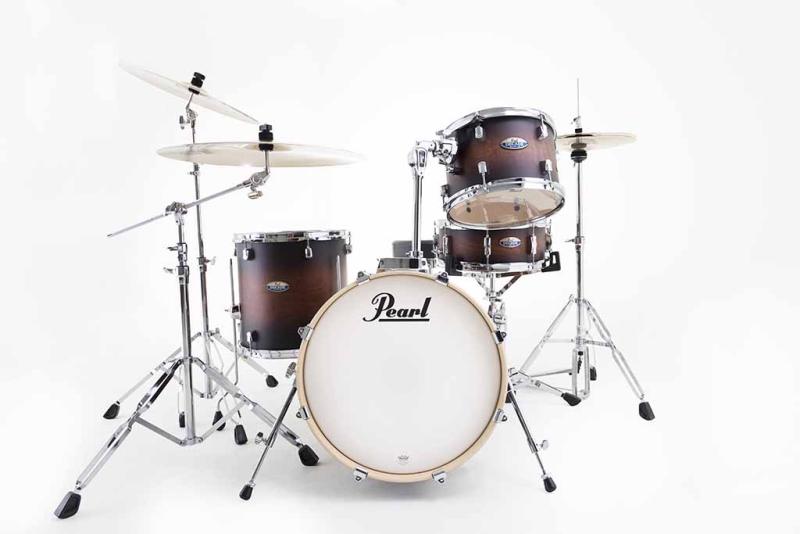 Pearl Decade Maple 4 pc Drum Set with HWP830, Satin Brown Burst