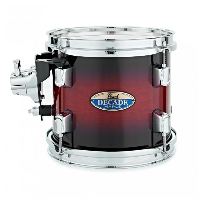 Pearl Decade Maple 8 x 7'' Tom, Gloss Deep Red Burst