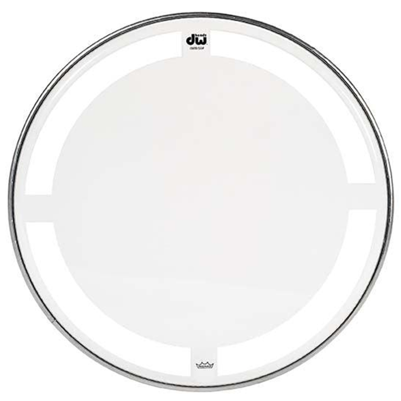 DW Coated Clear Tom Drum Head