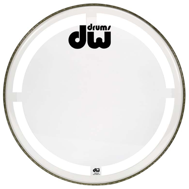 DW Coated Clear Bass Drum Head