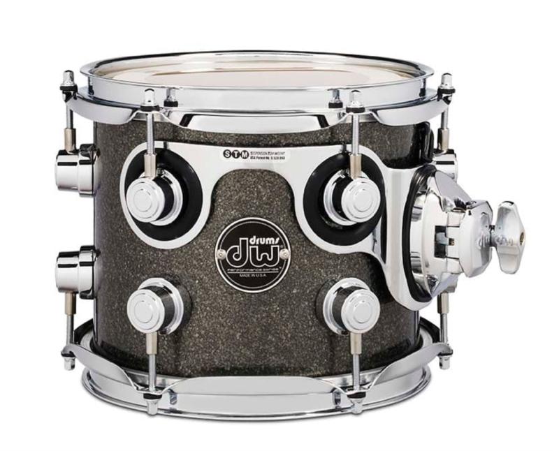 DW Performance Series Tom 7x8 - Pewter Sparkle Finish Ply