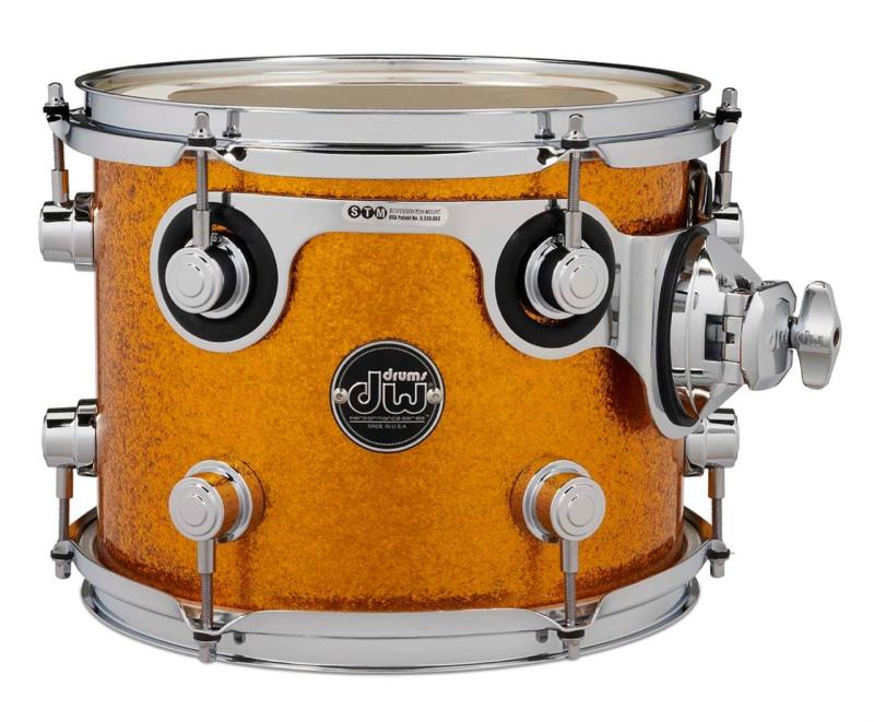 DW Performance Series Tom 8x10 - Gold Sparkle Finish Ply