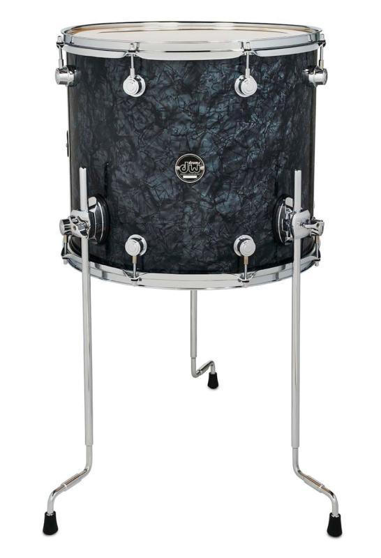 DW Performance Series Floor Tom, 14x16 - Black Diamond Finish Ply