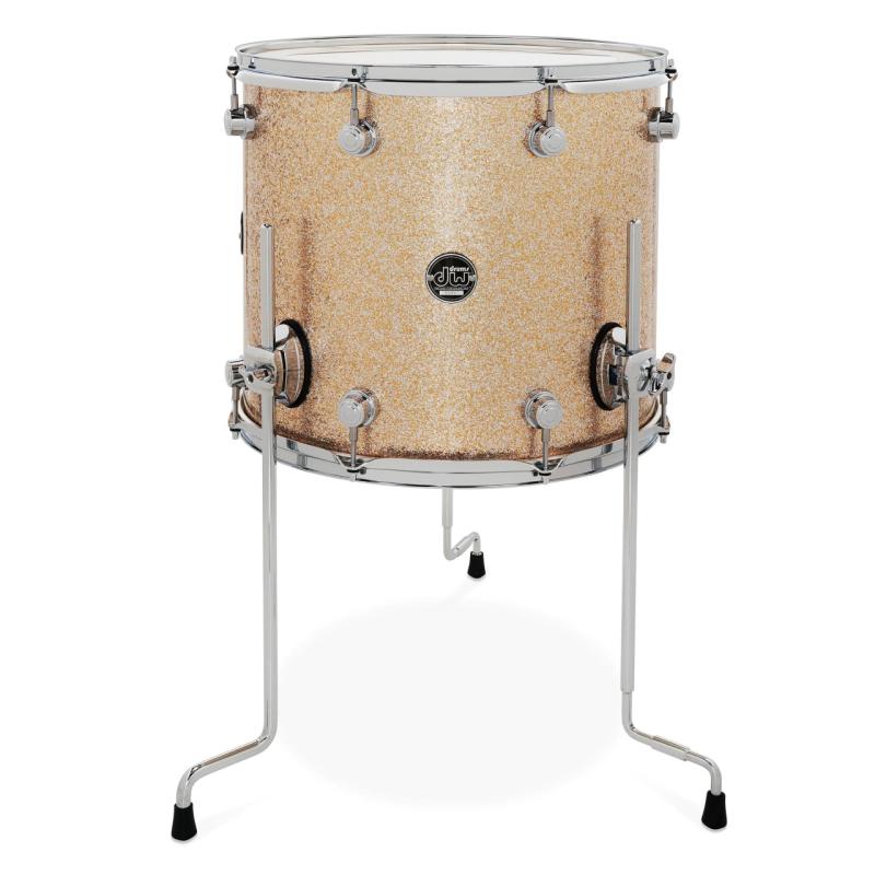 DW Performance Series Floor Tom, 14x16 - Bermuda Sparkle Finish Ply