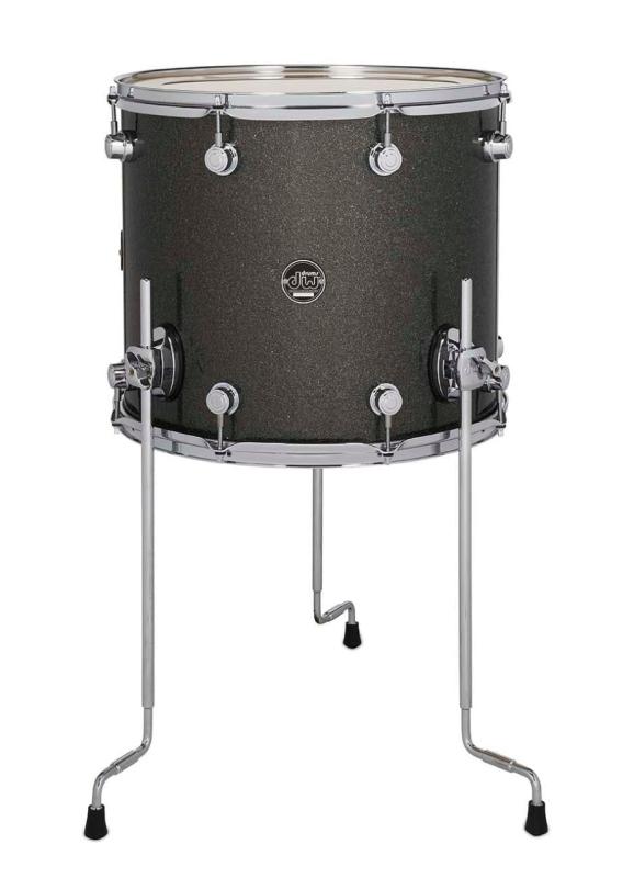 DW Performance Series Floor Tom, 14x16 - Pewter Sparkle Finish Ply