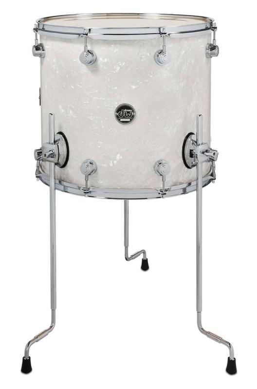 DW Performance Series Floor Tom, 14x16 - White Marine Pearl Finish Ply