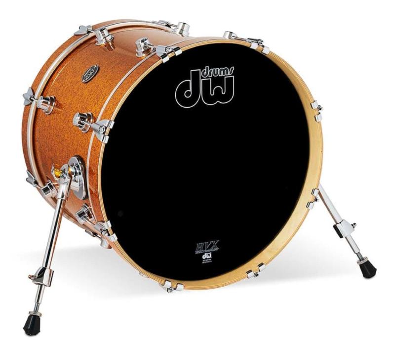 DW Performance Series Bass Drum 14x18 - Gold Sparkle Finish Ply