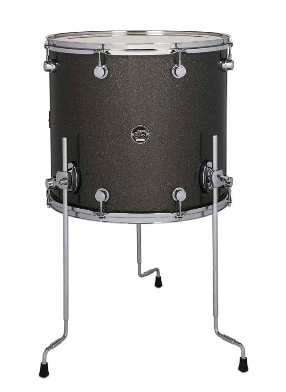 DW Performance Series Floor Tom 16x18 - Pewter Sparkle Finish Ply