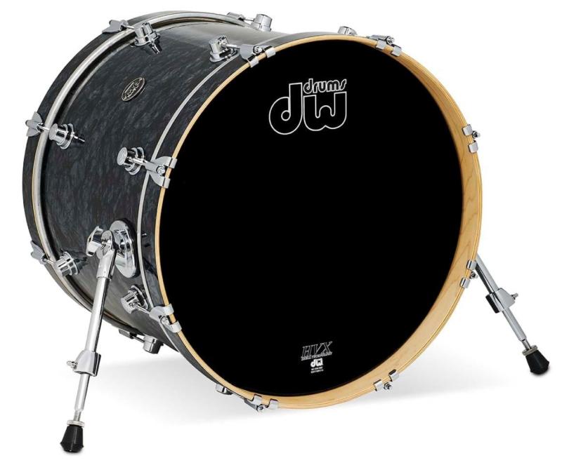 DW Performance Series Bass Drum, 16x20 - Black Diamond Finish Ply