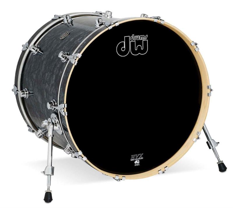 DW Performance Series Bass Drum 18x22 - Black Diamond Finish Ply