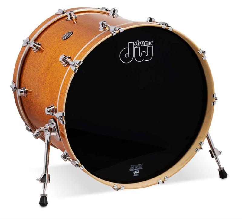 DW Performance Series Bass Drum 18x22 - Gold Sparkle Finish Ply