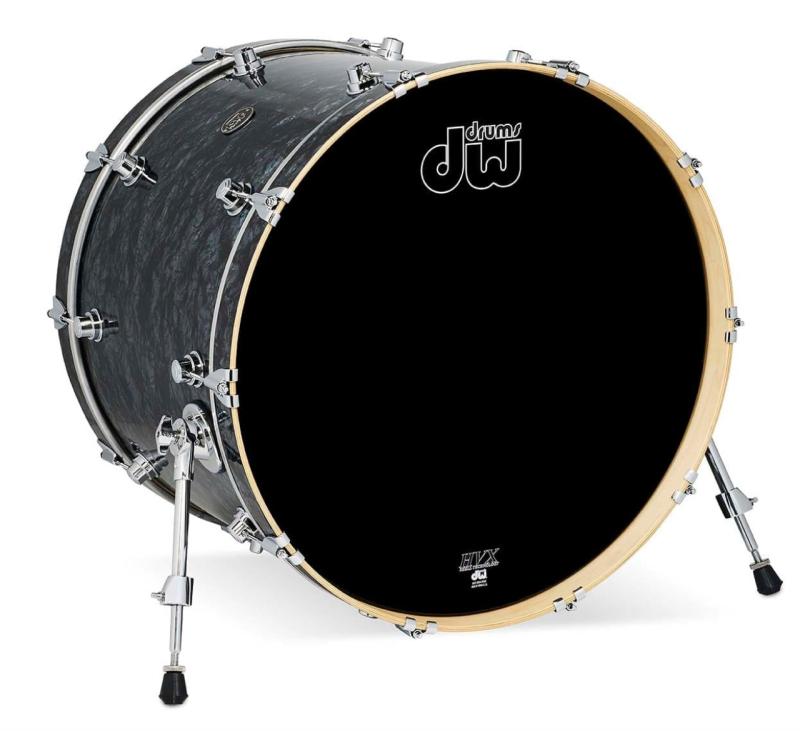 DW Performance Series Kick Drum 18x24 - Black Diamond Finish Ply