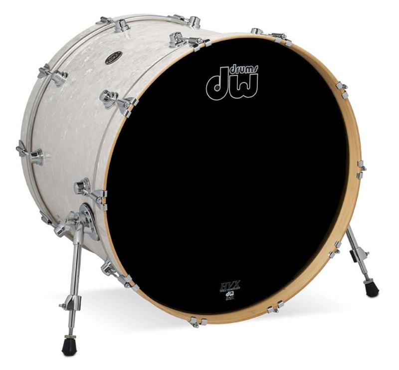 DW Performance Series Kick Drum 18x24 - White Marine Pearl Finish Ply