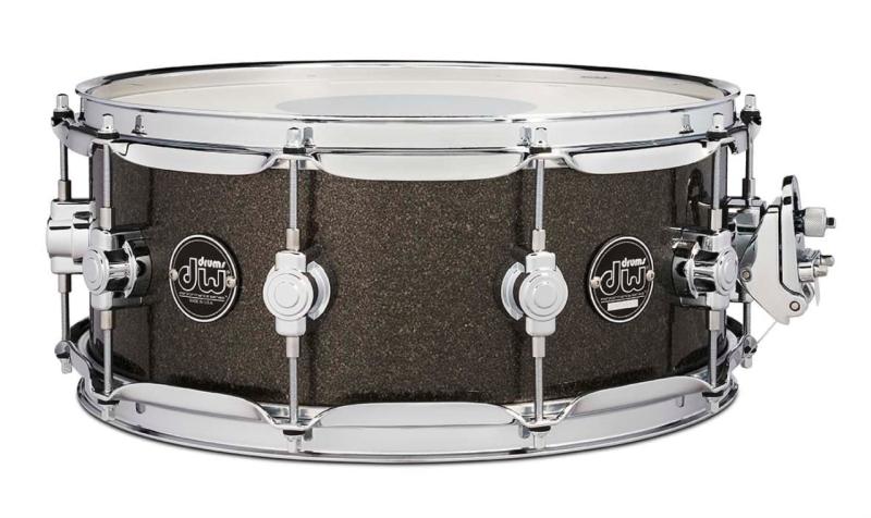 DW Performance Series Snare, 5.5x14 - Pewter Sparkle Finish Ply