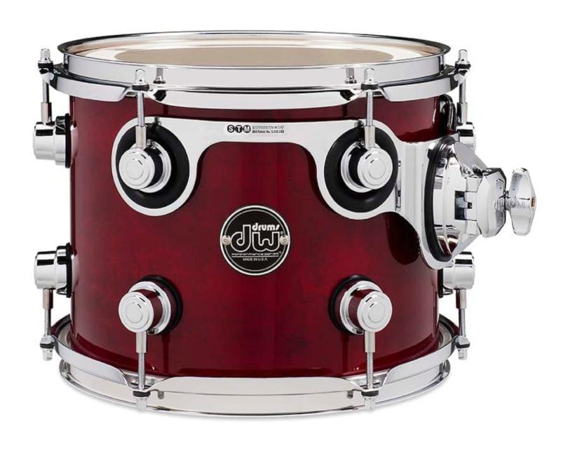 DW Performance Series Tom 8x10 - Cherry Stain Gloss Lacquer