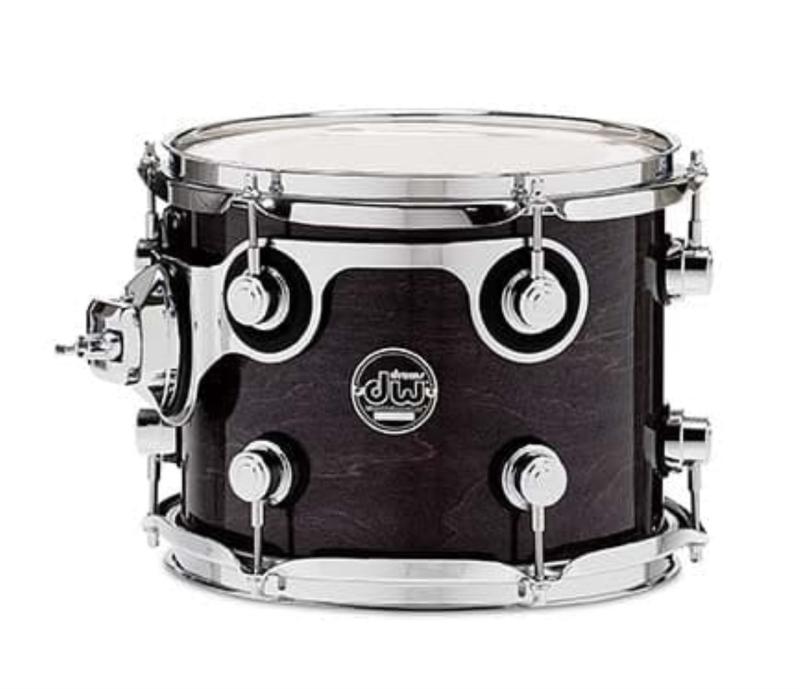 DW Performance Series Tom 8x10 - Ebony Stain Gloss Lacquer