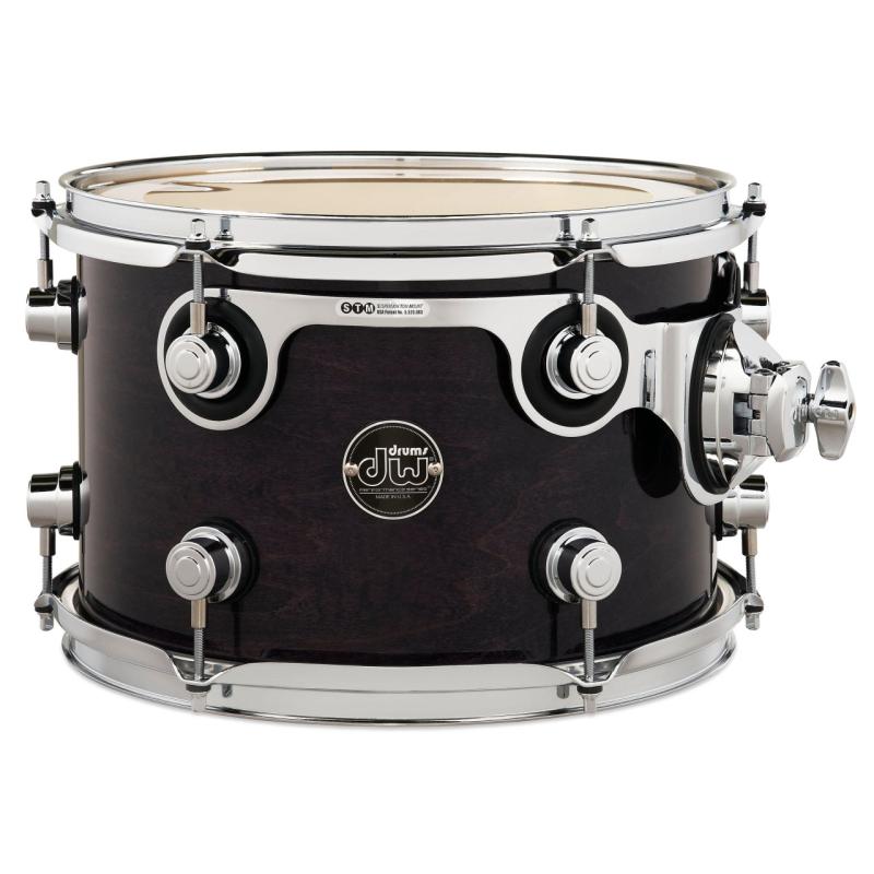 DW Performance Series Tom 8x12 - Ebony Stain Gloss Lacquer