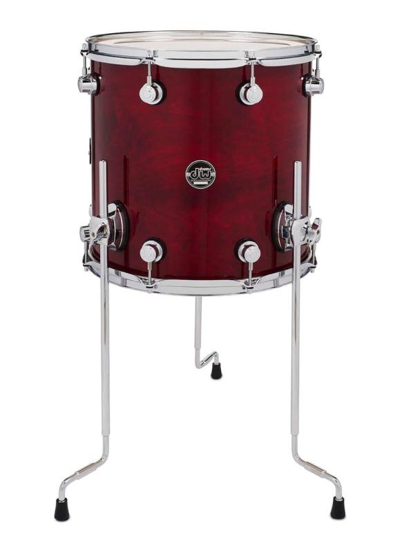 DW Performance Series Floor Tom 14x14 - Cherry Stain Gloss Lacquer