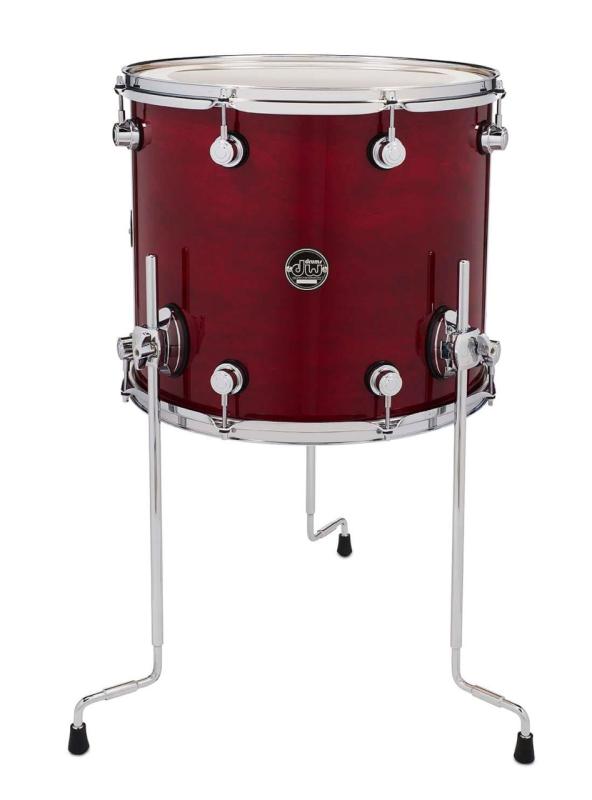 DW Performance Series Floor Tom, 14x16 - Cherry Stain Gloss Lacquer