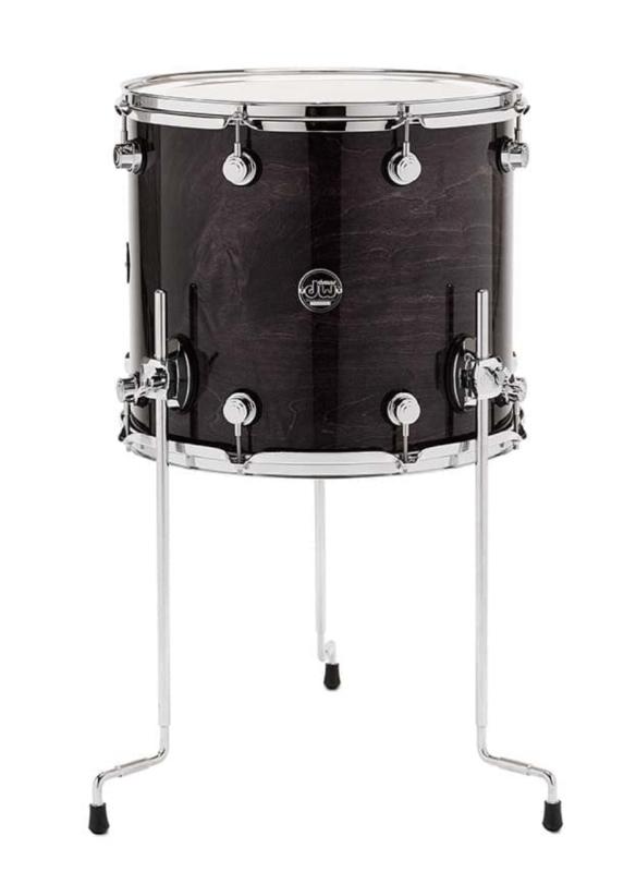 DW Performance Series Floor Tom, 14x16 - Ebony Stain Gloss Lacquer