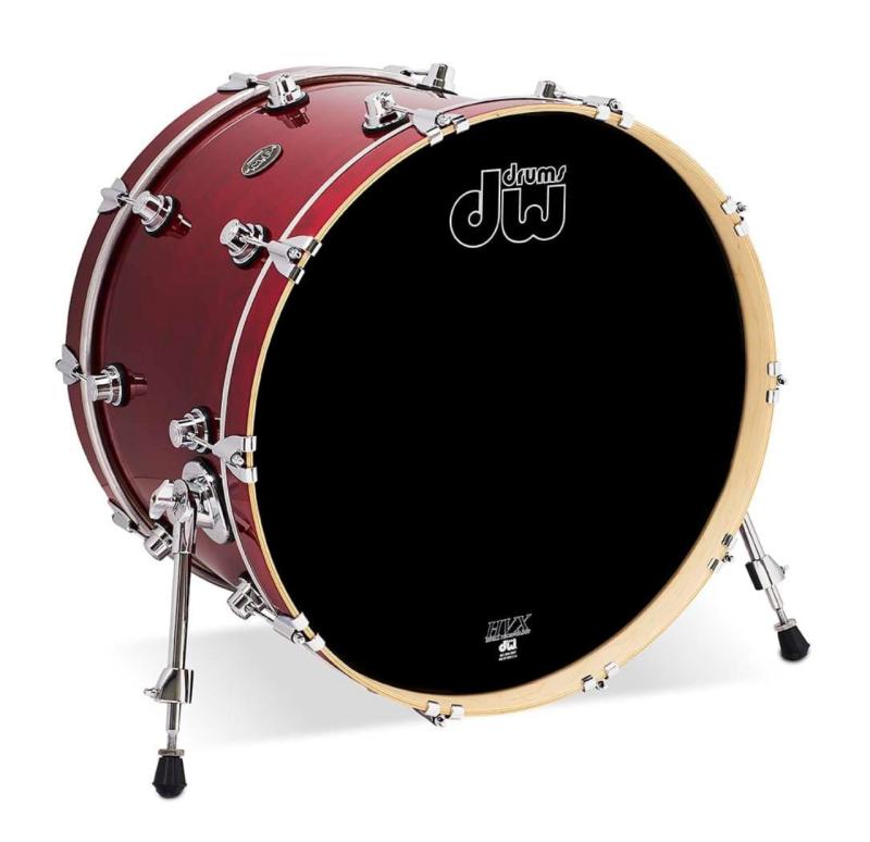 DW Performance Series Bass Drum 14x22 - Cherry Stain Gloss Lacquer