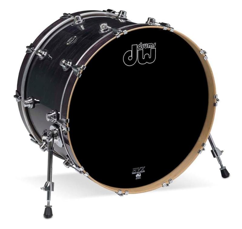 DW Performance Series Bass Drum 14x22 - Ebony Stain Gloss Lacquer