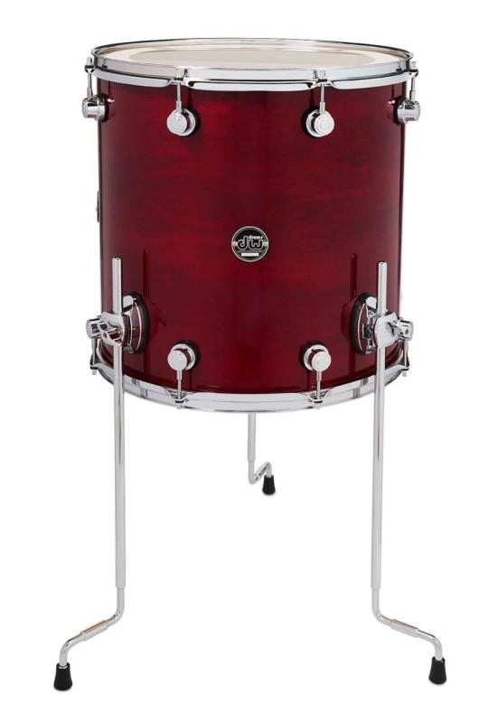 DW Performance Series Floor Tom 16x16 - Cherry Stain Gloss Lacquer