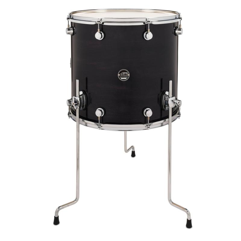 DW Performance Series Floor Tom 16x18 - Ebony Stain Gloss Lacquer