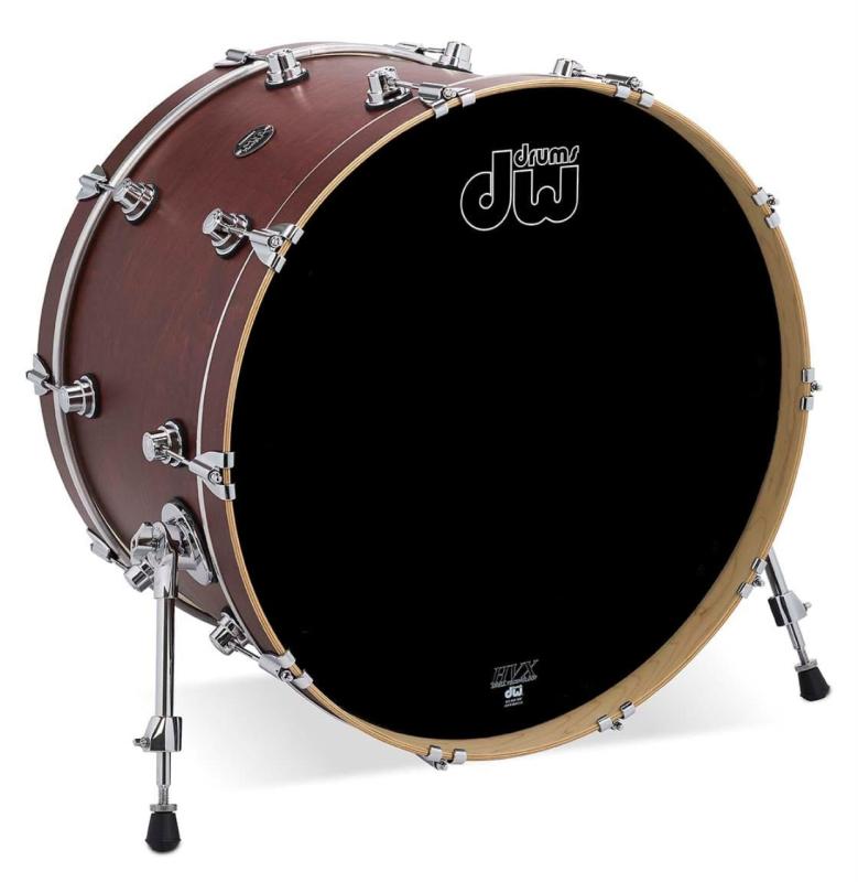 DW Performance Series Bass Drum, 14x24 - Tobacco Stain