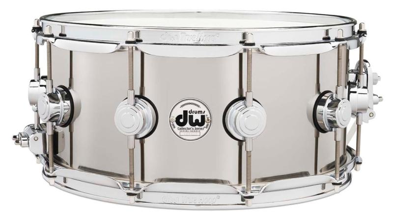 DW Stainless Steel Snare Drum 6.5x14