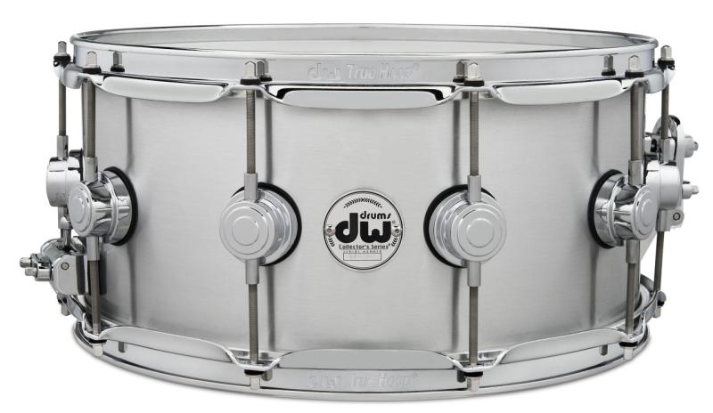 DW Aluminum 1mm Snare Drum 6.5x14