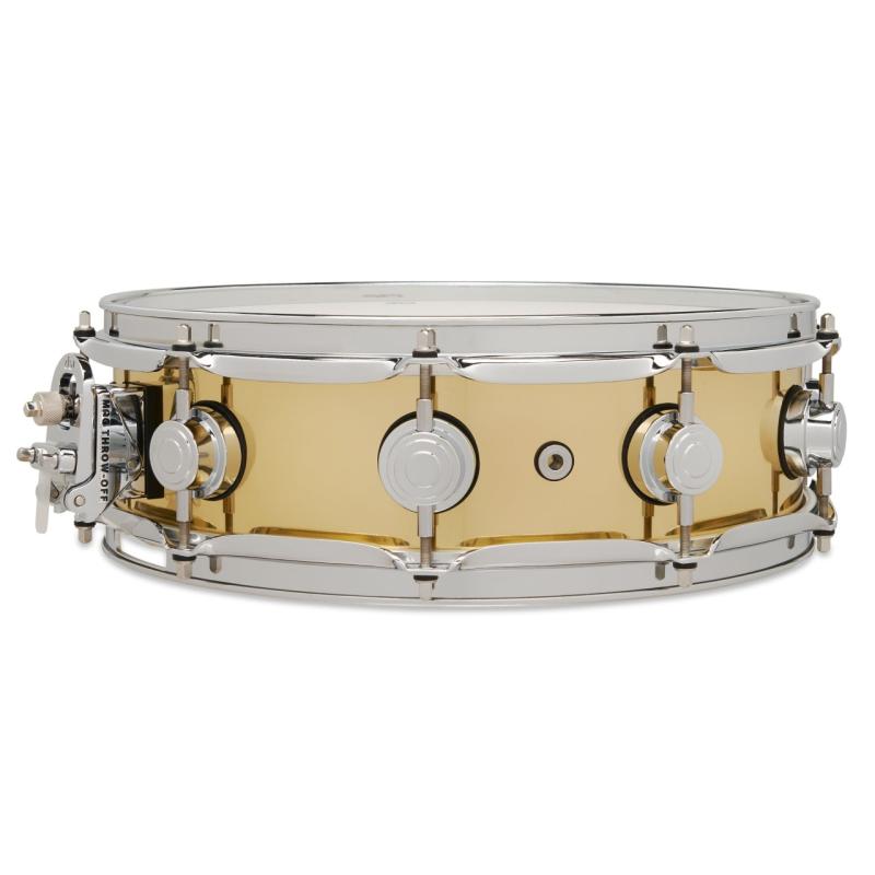 DW Polished Brass Snare Drum 4x14