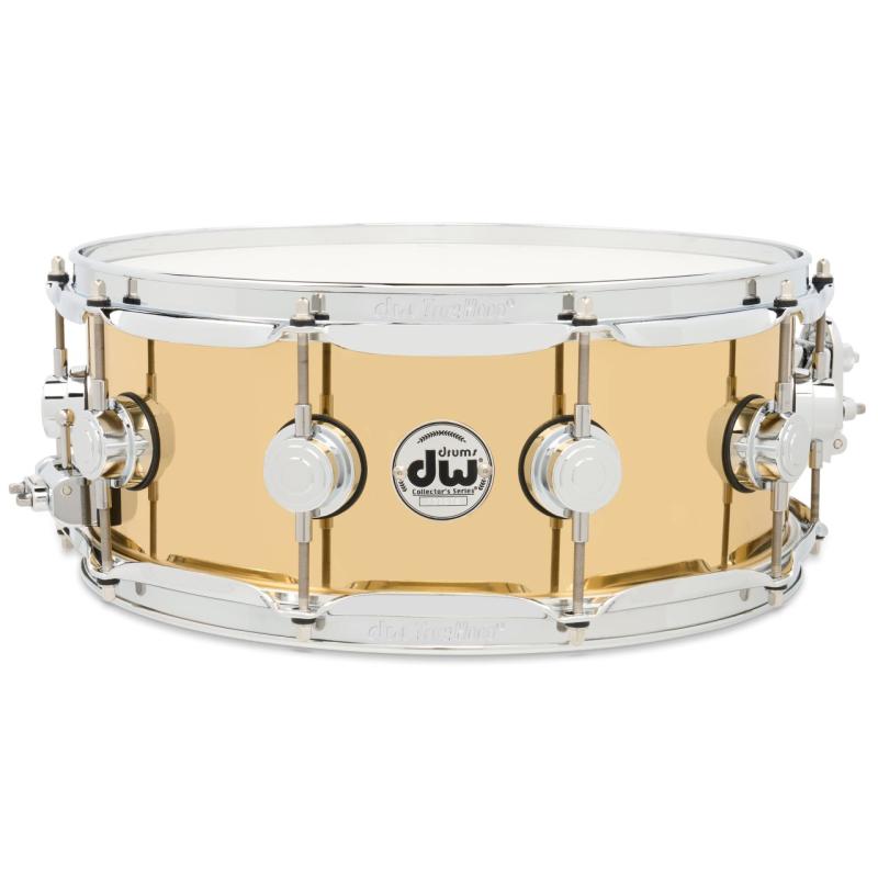 DW Polished Brass Snare Drum 5.5x14