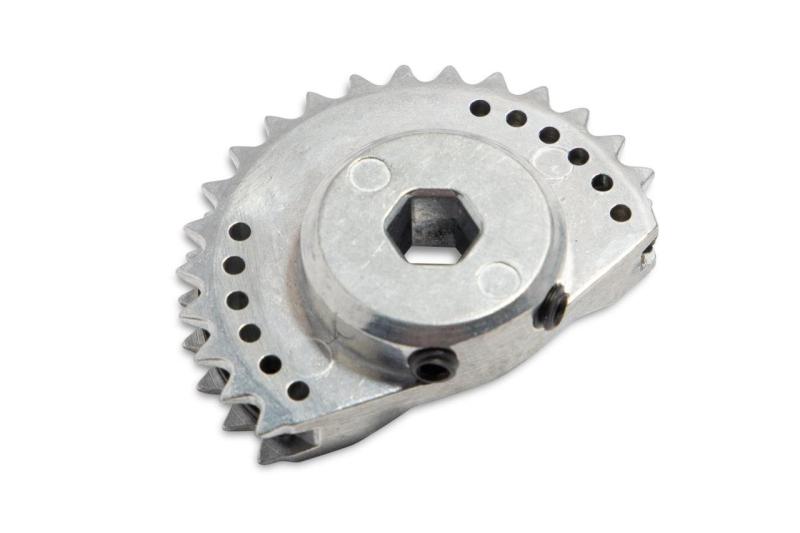 DW Delta II Turbo Sprocket with Screw - Chrome - Chrome