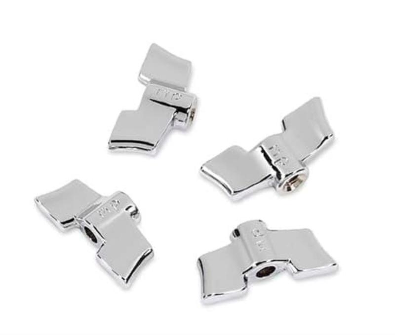 DW 6mm Wingnut for Tube Joint (4-Pack) - Chrome - Chrome