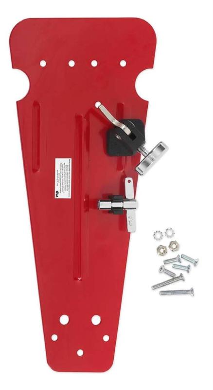 DW Pedal plate w/adjustable hoop clamp - Red Anodized - Red Anodized