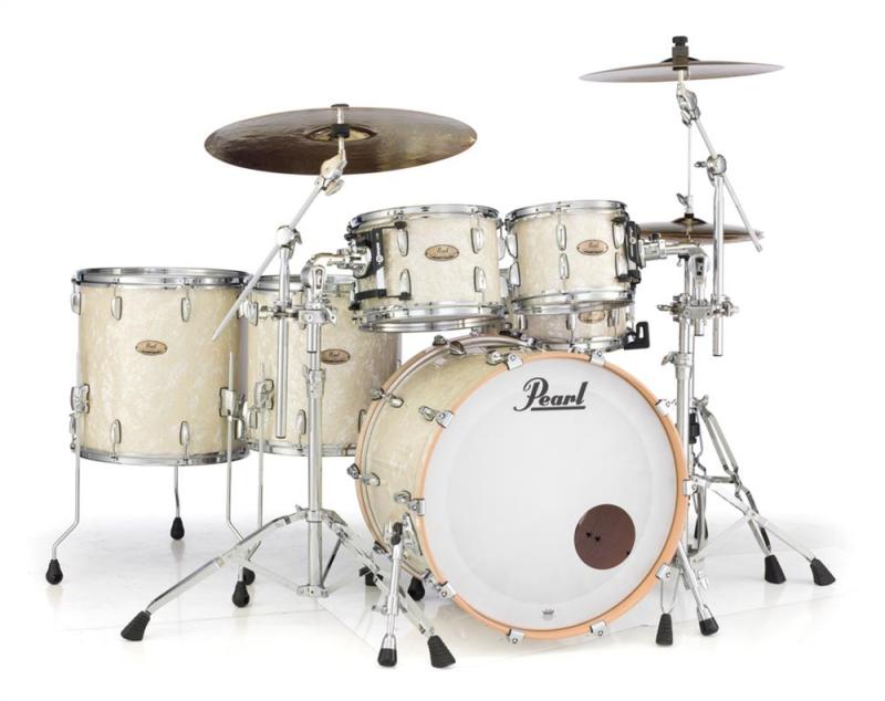 Pearl Session Studio Select STS925XSP 5-piece shell pack Nicotine White Marine Pearl